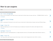 Tablet Screenshot of howtousecoupons.blogspot.com