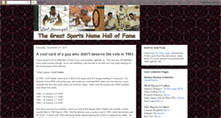 Desktop Screenshot of greatsportsnamehalloffame.blogspot.com