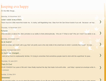 Tablet Screenshot of keepingevahappy.blogspot.com