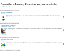 Tablet Screenshot of comunidadelearning.blogspot.com
