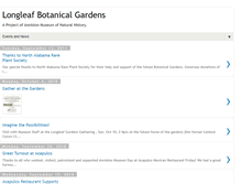 Tablet Screenshot of longleafbotanicalgardens.blogspot.com