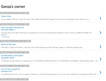 Tablet Screenshot of gonzascorner2.blogspot.com