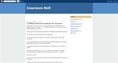 Desktop Screenshot of insurance-skill.blogspot.com