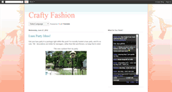 Desktop Screenshot of craftyfashion.blogspot.com