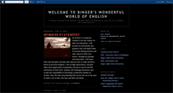 Desktop Screenshot of binger11.blogspot.com