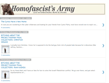 Tablet Screenshot of homofascistsarmy.blogspot.com