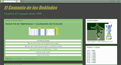 Desktop Screenshot of dobladoscomunio.blogspot.com