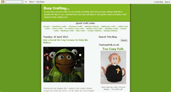 Desktop Screenshot of busy-crafting.blogspot.com