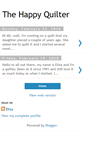 Mobile Screenshot of elisa-thehappyquilter.blogspot.com