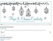 Tablet Screenshot of hope-chances.blogspot.com