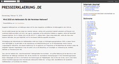 Desktop Screenshot of presseerklaerung.blogspot.com