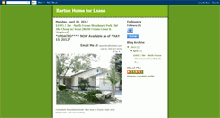 Desktop Screenshot of bartonhomeforlease.blogspot.com