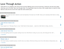 Tablet Screenshot of lovethroughaction.blogspot.com