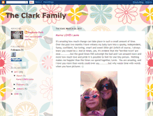 Tablet Screenshot of clarkfamilyest081906.blogspot.com
