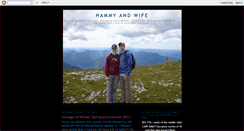 Desktop Screenshot of hammyandwife.blogspot.com