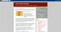 Desktop Screenshot of nccinterfaith.blogspot.com