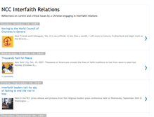 Tablet Screenshot of nccinterfaith.blogspot.com