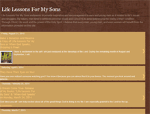 Tablet Screenshot of lifelessonsformysons.blogspot.com