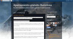 Desktop Screenshot of aparcamientogratisbcn.blogspot.com