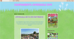 Desktop Screenshot of campamentojovenalla.blogspot.com