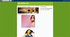 Desktop Screenshot of mallikapic.blogspot.com