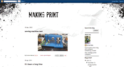 Desktop Screenshot of makingprint.blogspot.com