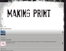 Tablet Screenshot of makingprint.blogspot.com