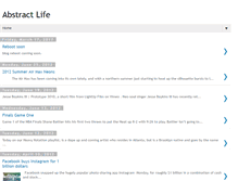 Tablet Screenshot of abstractlifeinc.blogspot.com