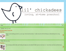 Tablet Screenshot of lil-chickadees.blogspot.com