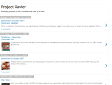 Tablet Screenshot of project-xavier.blogspot.com