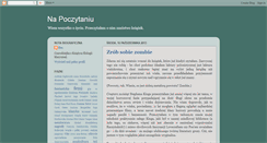 Desktop Screenshot of napoczytaniu.blogspot.com