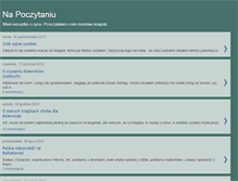 Tablet Screenshot of napoczytaniu.blogspot.com