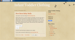 Desktop Screenshot of einfanttoddlerclothing.blogspot.com