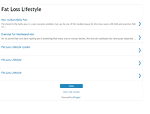 Tablet Screenshot of fatlosslifestyle.blogspot.com