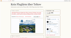 Desktop Screenshot of keinfluglaerminteltow.blogspot.com