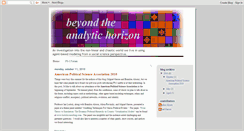 Desktop Screenshot of analytichorizon.blogspot.com