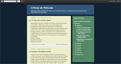 Desktop Screenshot of criticas-de-peliculas.blogspot.com