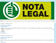 Tablet Screenshot of notalegaldf.blogspot.com