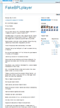 Mobile Screenshot of fakebplplayer.blogspot.com