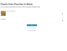 Tablet Screenshot of chantsfromasmallchurch.blogspot.com