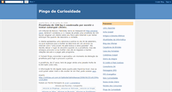 Desktop Screenshot of pingodecuriosidade.blogspot.com