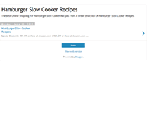 Tablet Screenshot of hamburgerslowcookerrecipesz.blogspot.com