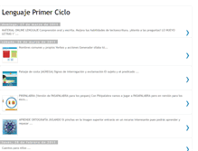 Tablet Screenshot of lenguajepriemerobasico.blogspot.com