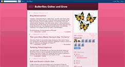 Desktop Screenshot of butterfliesgatherandgrow.blogspot.com
