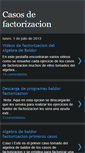 Mobile Screenshot of ejercicioscasosdefactorizacion.blogspot.com