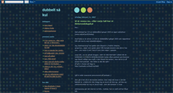 Desktop Screenshot of dubbeltsakul.blogspot.com