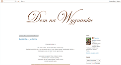 Desktop Screenshot of domnawygnanku.blogspot.com