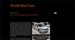 Desktop Screenshot of cybercars.blogspot.com