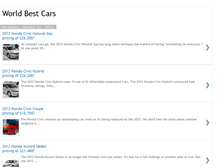 Tablet Screenshot of cybercars.blogspot.com