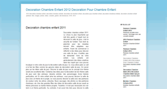 Desktop Screenshot of decorationchambreenfant.blogspot.com